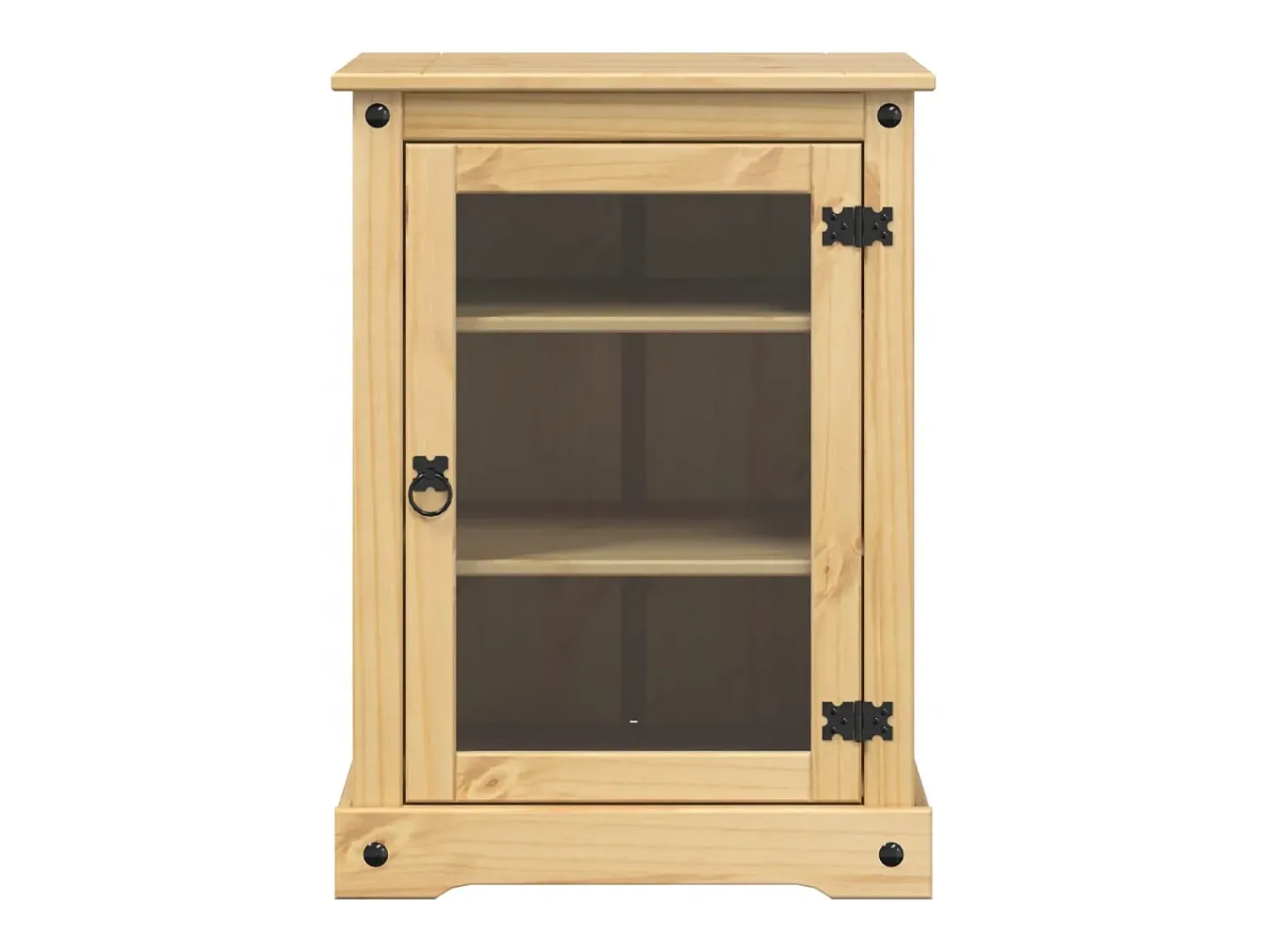 Móvel De Tv|Helloshop26 Móvel TV multimídia Estante TV Aparador TV Sala de jantar Sala de estar Quarto HiFi Corona 60 x 50 x 82 cm Madeira maciça de pinho marrom 02_0025428 Castanho