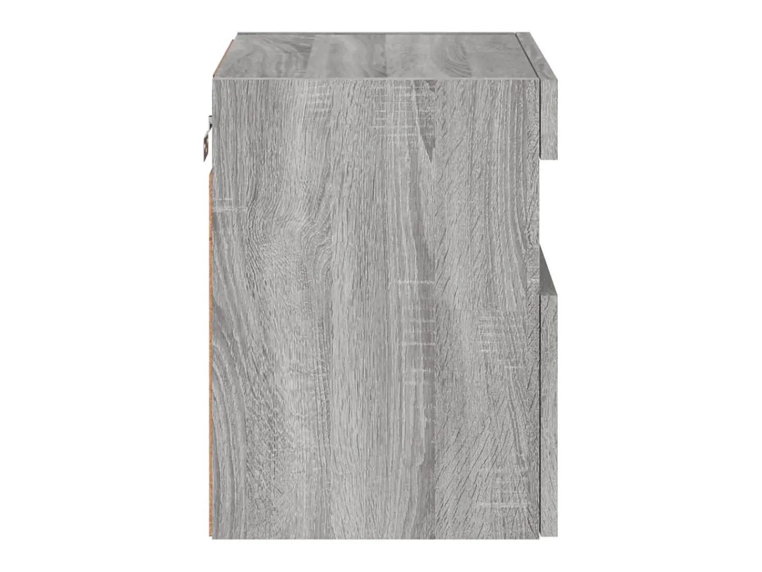 Móvel De Tv*Helloshop26 Móvel TV multimídia Estante TV aparador TV sala de jantar sala de estar quarto parede com luzes LED sonoma 40 x 30 x 40 cm cinza 02_0028046 Cinzento