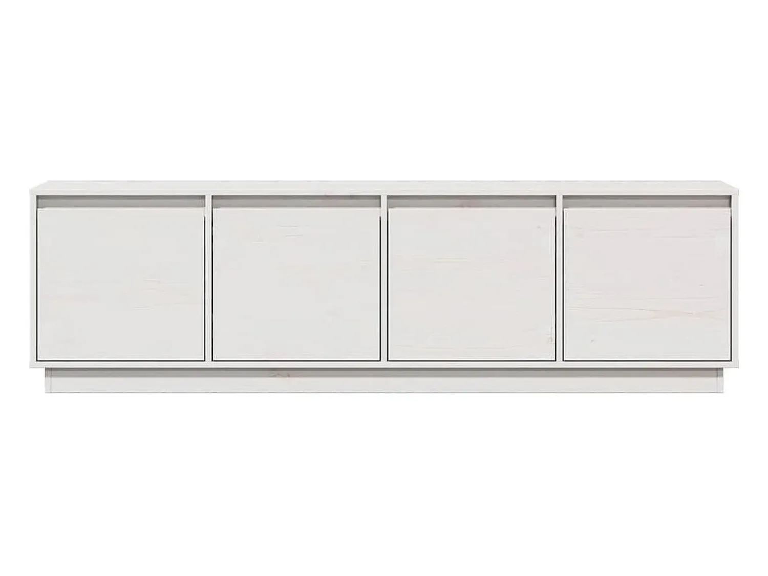 Helloshop26 Móvel TV multimídia Estante TV Aparador TV Sala de jantar Sala de estar Quarto 156 x 37 x 45 cm Madeira maciça de pinho 02_0026040^ Móvel De Tv
