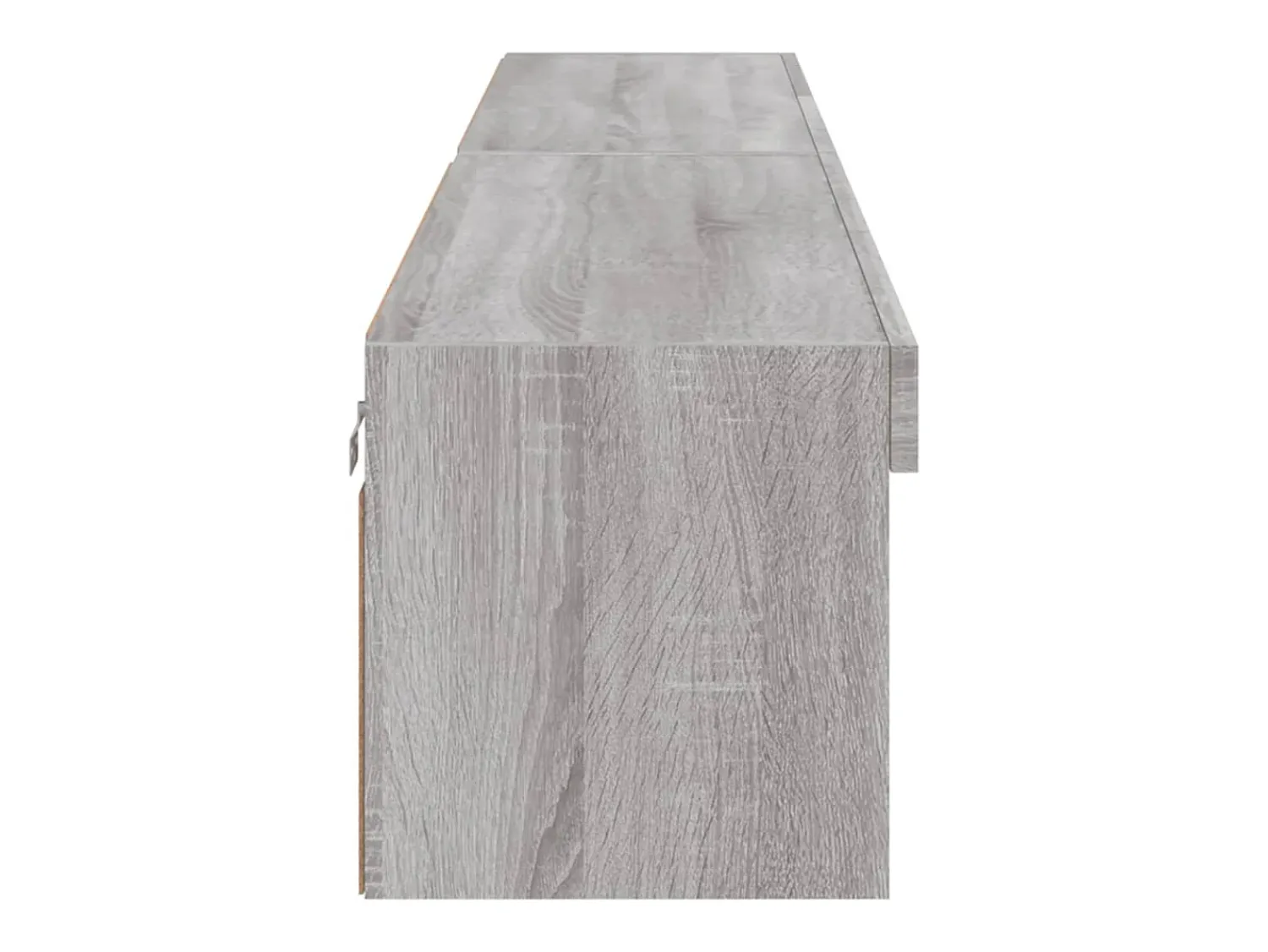 Móvel De Tv*Helloshop26 Móvel TV multimídia prateleira TV aparador sala de jantar sala de estar quarto com luzes LED 2 peças sonoma 100 x 30 x 30 cm cinza 02_0028880 Cinzento