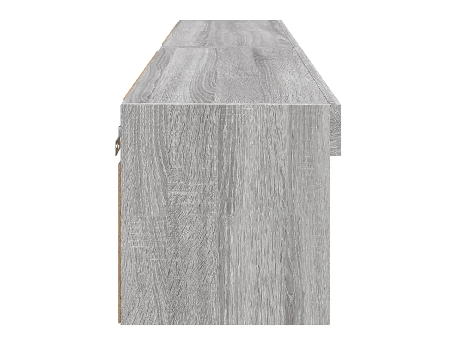 Outlet Helloshop26 Móvel TV multimídia prateleira TV aparador sala de jantar sala de estar quarto com luzes LED 2 peças sonoma 60 x 30 x 30 cm cinza 02_0028884 Cinzento