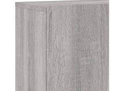 Móvel De Tv|Helloshop26 Móvel TV multimídia prateleira TV aparador sala de jantar sala de estar quarto parede sonoma 100 x 30 x 41 cm cinza 02_0028173 Cinzento