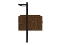 Móvel De Tv| Móvel TV parede 100,5x30x51 cm deriv. madeira carvalho PT435989 Castanho