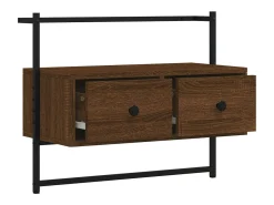 Best Móvel TV parede 60,5x30x51 cm deriv. madeira carvalho PT452302 Castanho