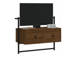 Best Móvel TV parede 60,5x30x51 cm deriv. madeira carvalho PT452302 Castanho