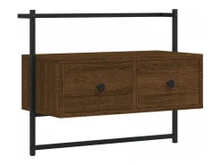 Best Móvel TV parede 60,5x30x51 cm deriv. madeira carvalho PT452302 Castanho