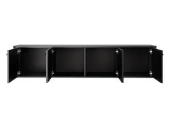 Móvel TV suspenso 4 portas 187x36 cm^ Móvel De Tv