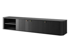 Best Móvel TV suspenso 3 portas 187x36 cm Preto