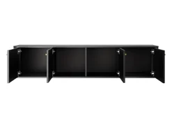Móvel TV suspenso 4 portas 187x36 cm^ Móvel De Tv