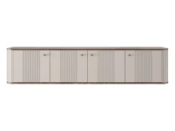 Móvel De Tv* Móvel TV suspenso 4 portas 187x36 cm Bege