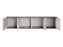 Móvel TV suspenso 4 portas 187x36 cm^ Móvel De Tv