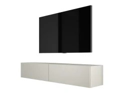 Clearance Móvel TV suspenso, 170 x 34 x 32 cm, Caxemira Bege