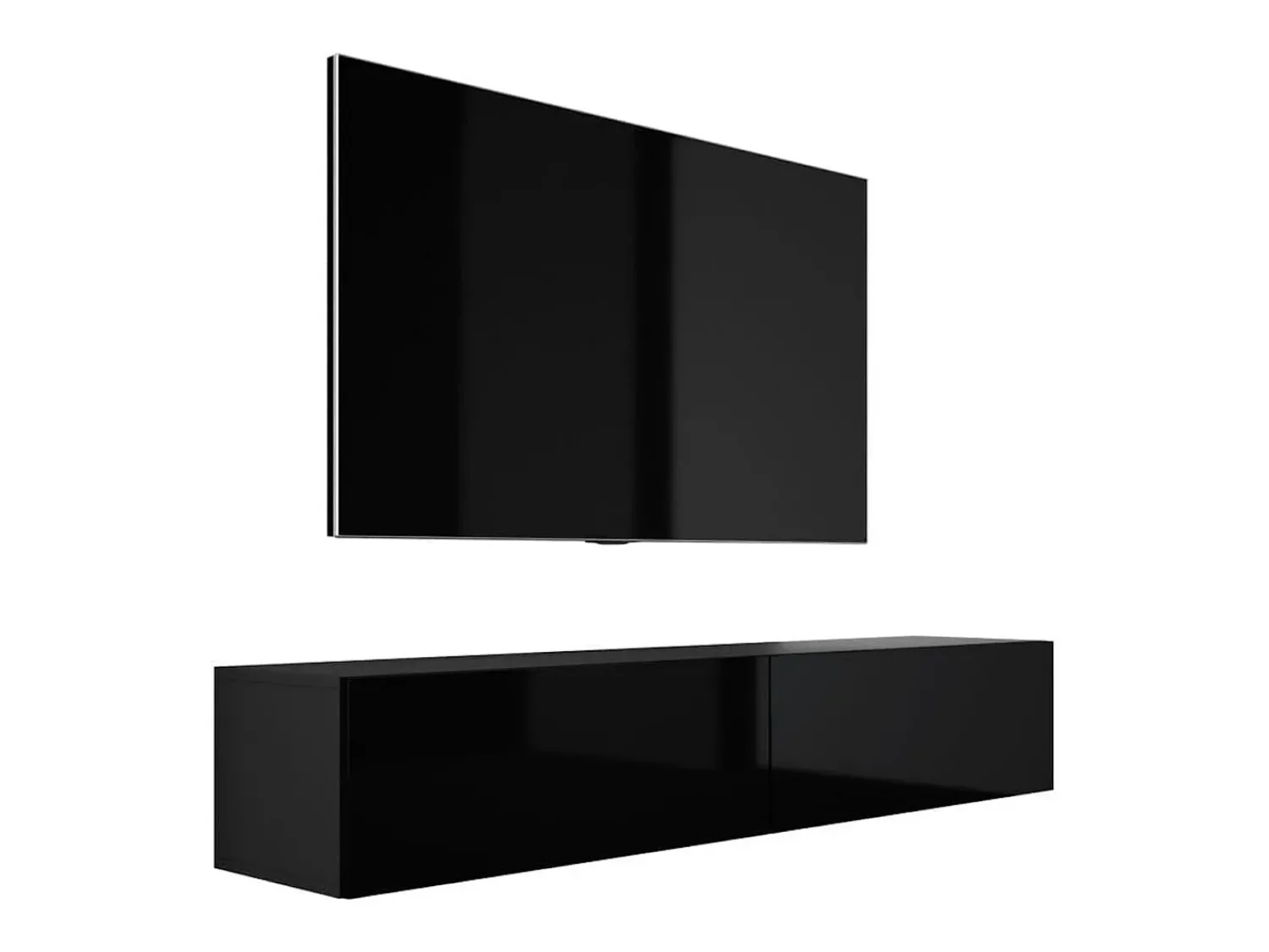 Móvel TV suspenso, 170 x 34 x 32 cm, Fosco / Brilhante^ Móvel De Tv