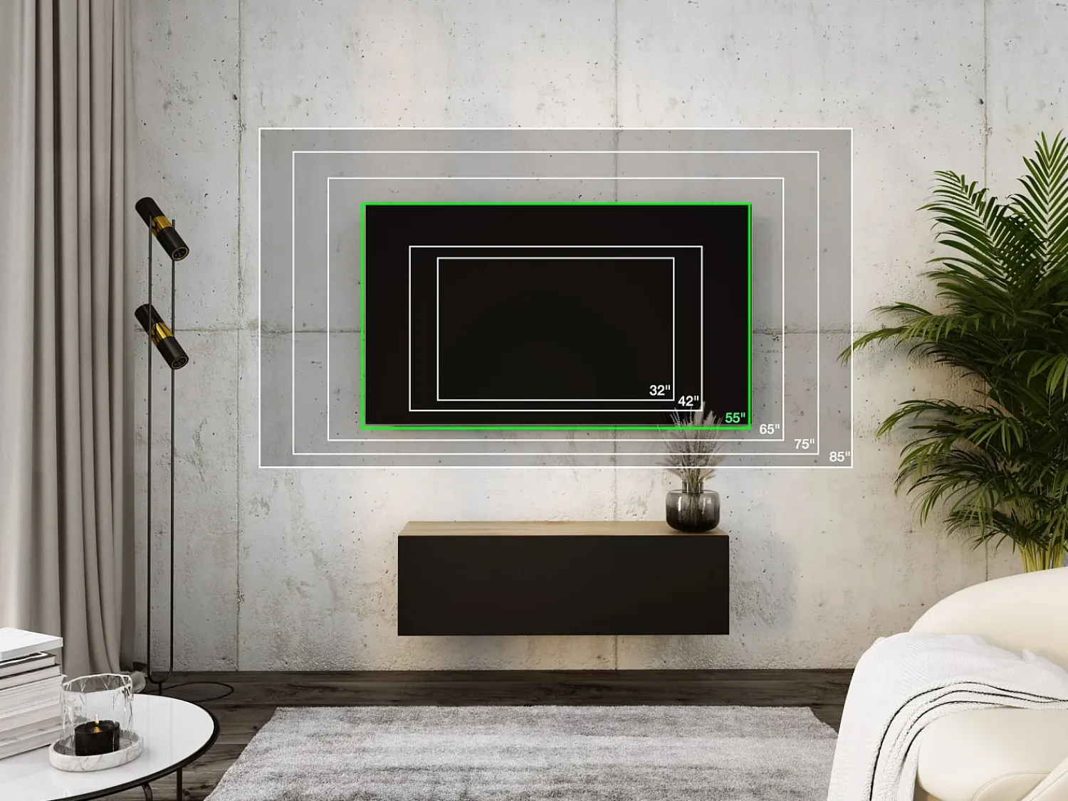 Móvel De Tv* Móvel TV suspenso, 100 x 34 x 32 cm, Carvalho Wotan / Preto Fosco Castanho