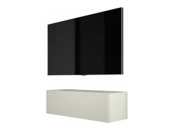 Best Móvel TV suspenso, 100 x 34 x 32 cm, Caxemira Bege