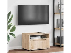 Móvel De Tv*vidaxl Móvel TV VISNES derivados de madeira carvalho sonoma 60x40x38cm Castanho