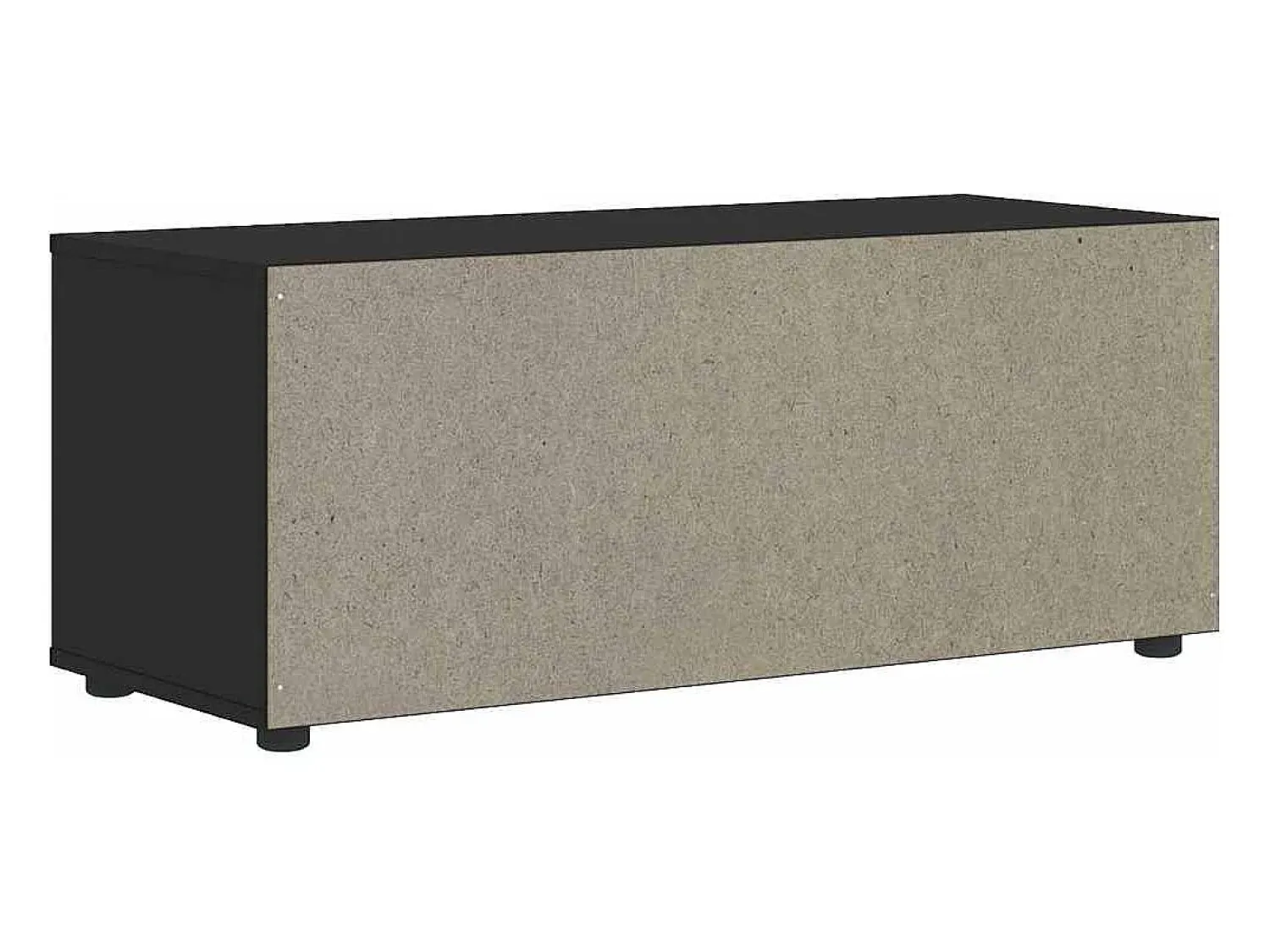 Móvel De Tv|vidaxl Móvel TV VISNES derivados de madeira 100x40x38 cm Preto