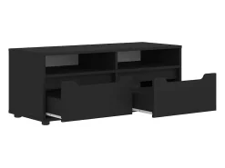 Móvel De Tv|vidaxl Móvel TV VISNES derivados de madeira 100x40x38 cm Preto