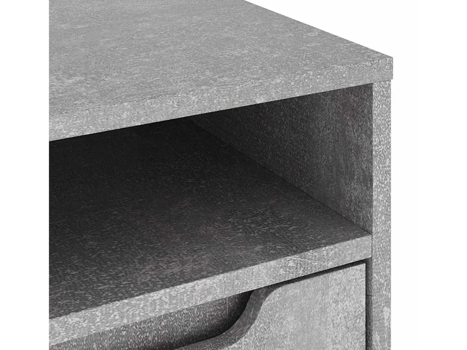 Móvel De Tv|vidaxl Móvel TV VISNES derivados de madeira betão 100x40x38cm Cinzento