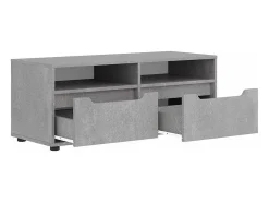 Móvel De Tv|vidaxl Móvel TV VISNES derivados de madeira betão 100x40x38cm Cinzento