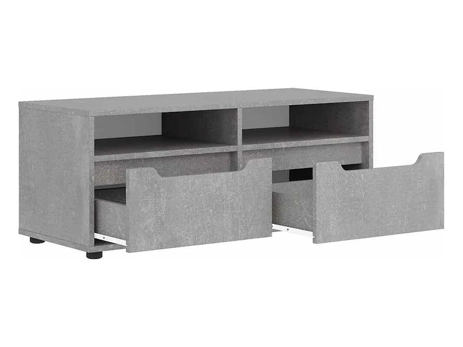 Móvel De Tv|vidaxl Móvel TV VISNES derivados de madeira betão 100x40x38cm Cinzento