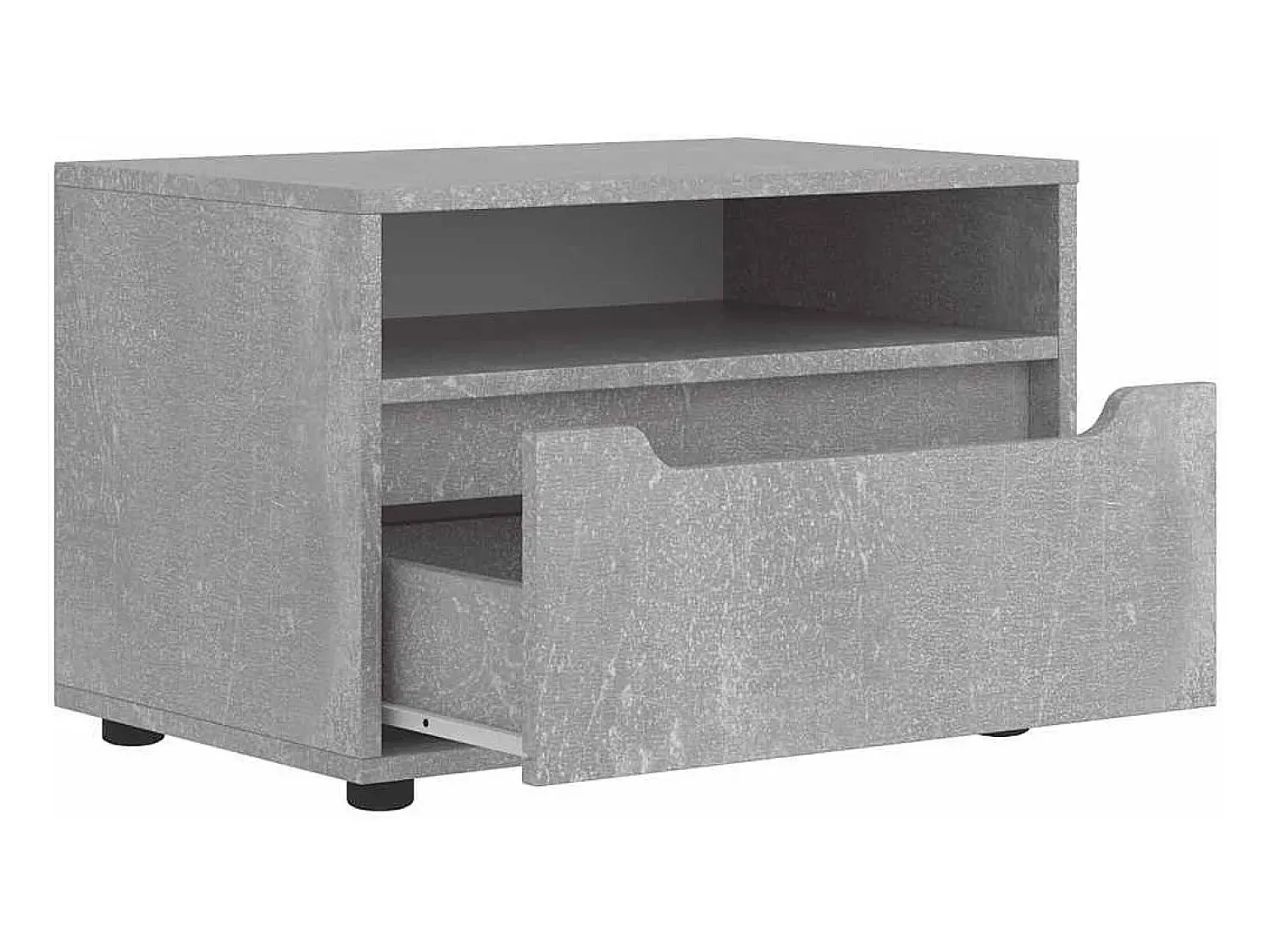 vidaxl Móvel TV VISNES derivados de madeira betão 60x40x38 cm^ Móvel De Tv