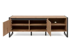 Móvel TV 160x55x40 cm antracite natural^ Móvel De Tv