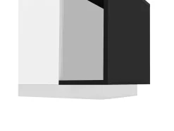 Móvel De Tv*Hauss Spole Móvel TV 170x38x42,3 cm com gaveta, porta e prateleira aberta, + preto Branco