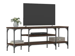 Sale Móvel TV 121x35x45 cm derivados madeira/ferro carvalho PT862162 Castanho