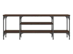 Sale Móvel TV 121x35x45 cm derivados madeira/ferro carvalho PT862162 Castanho