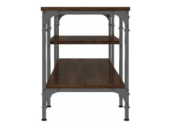 Sale Móvel TV 121x35x45 cm derivados madeira/ferro carvalho PT862162 Castanho