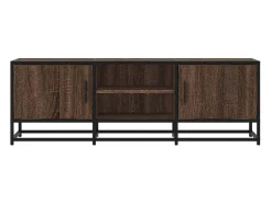 Móvel De Tv*vidaxl Móvel TV 120x35x41 cm derivados madeira/metal carvalho Castanho
