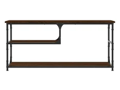 Móvel TV 103x38x46,5 cm derivados madeira/aço carvalho PT743275 Castanho