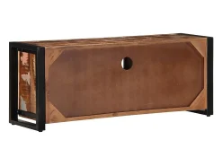 Clearance vidaxl Móvel TV 100x30x40 cm Madeira maciça recuperada Castanho