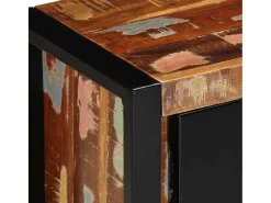 Clearance vidaxl Móvel TV 100x30x40 cm Madeira maciça recuperada Castanho