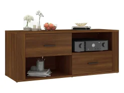 Sale Móvel TV 100x35x40 cm madeira processada cor carvalho PT977933 Castanho