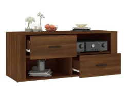 Sale Móvel TV 100x35x40 cm madeira processada cor carvalho PT977933 Castanho