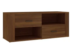 Sale Móvel TV 100x35x40 cm madeira processada cor carvalho PT977933 Castanho