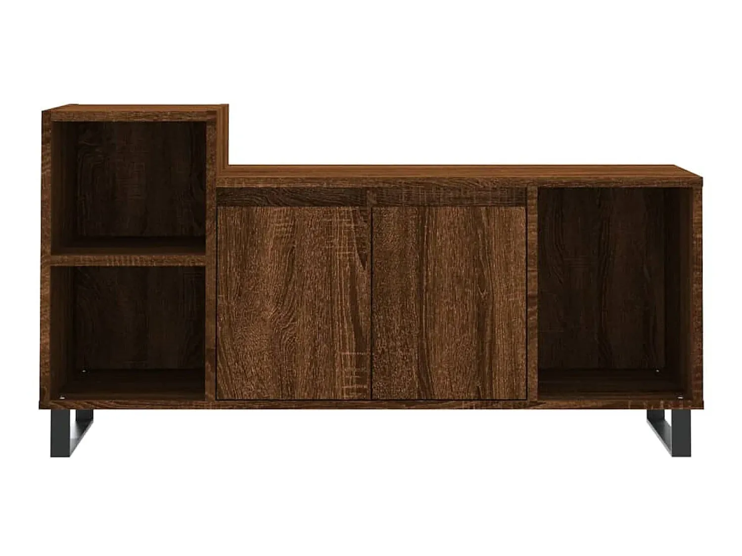 Móvel De Tv| Móvel TV 100x35x55 cm madeira processada cor carvalho PT938569 Castanho