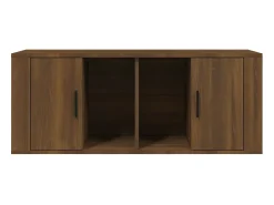 Móvel TV 100x35x40 cm madeira processada cor carvalho PT761085^ Móvel De Tv
