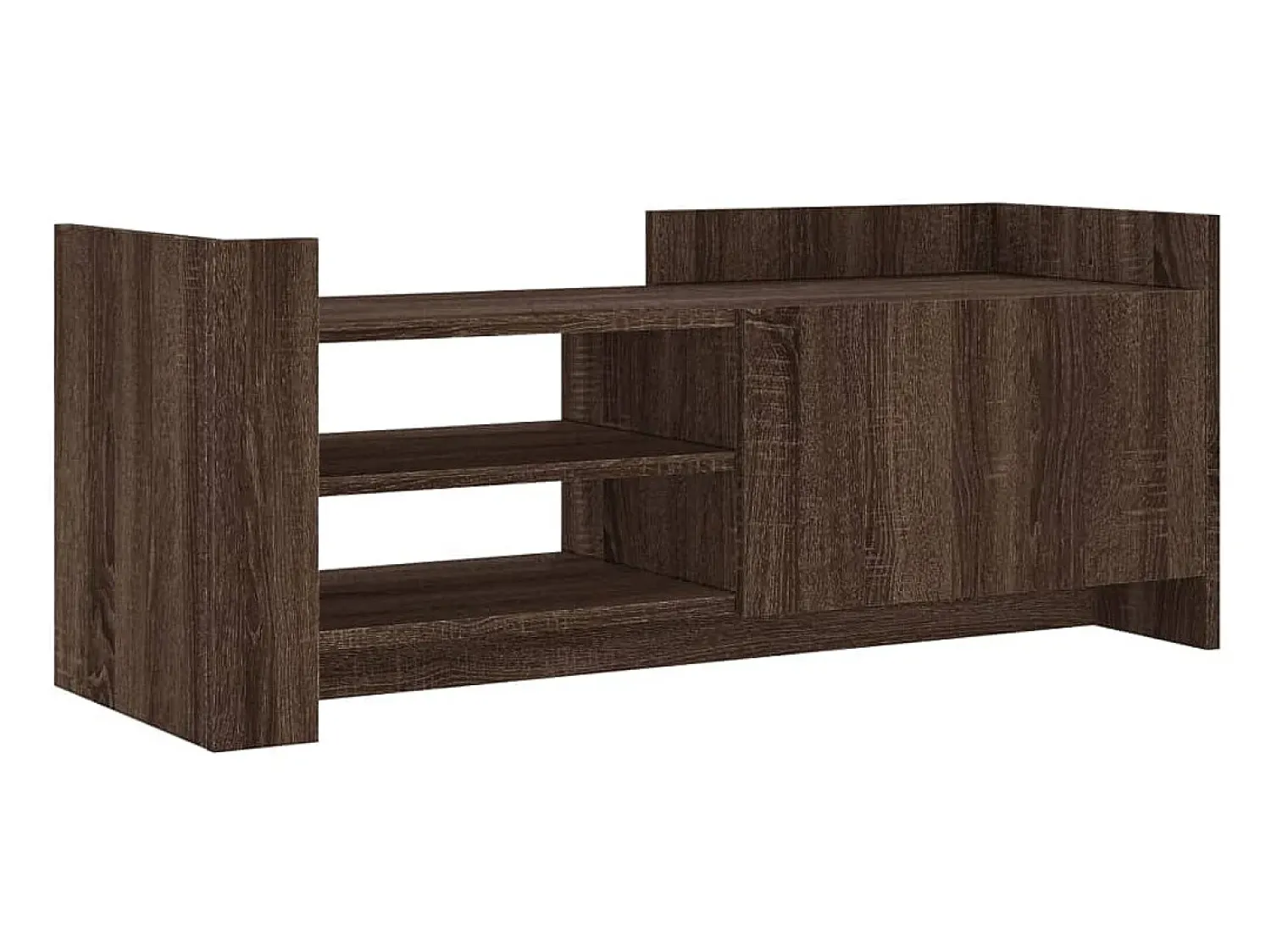 Móvel De Tv* Móvel TV 100x35x40 cm madeira processada cor carvalho PT940687 Castanho
