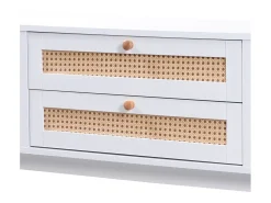 Móvel TV 170x39,5x46cm - Móvel TV em madeira com portas e gavetas em verga em estilo campestre para arrumação -^ Móvel De Tv