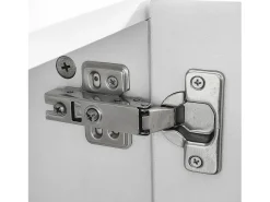 Móvel TV 165x36x55cm, com 2 portas, 2 gavetas e 2 compartimentos, pés e orla dourados,^ Móvel De Tv