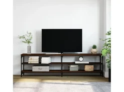 Móvel De Tv* Móvel TV 180x30x50cm derivados madeira/metal carvalho PT694061 Castanho