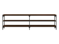 Móvel De Tv* Móvel TV 180x30x50cm derivados madeira/metal carvalho PT694061 Castanho