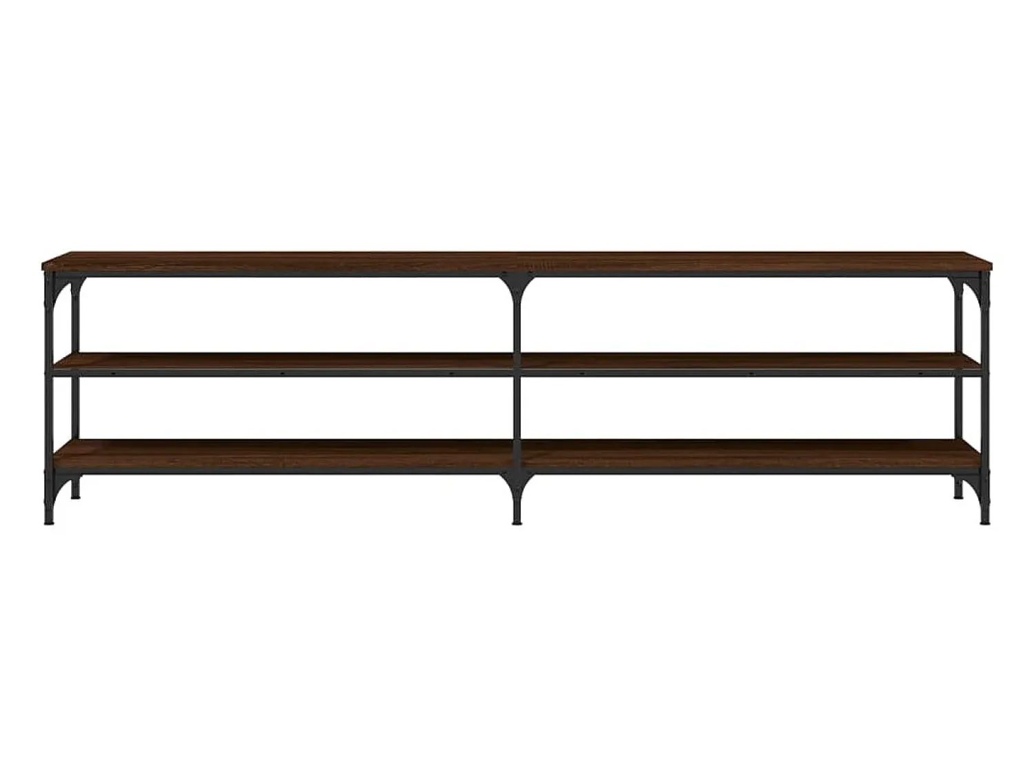 Móvel De Tv* Móvel TV 180x30x50cm derivados madeira/metal carvalho PT694061 Castanho