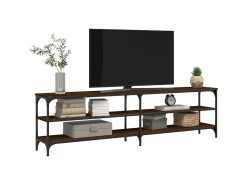 Móvel De Tv* Móvel TV 180x30x50cm derivados madeira/metal carvalho PT694061 Castanho