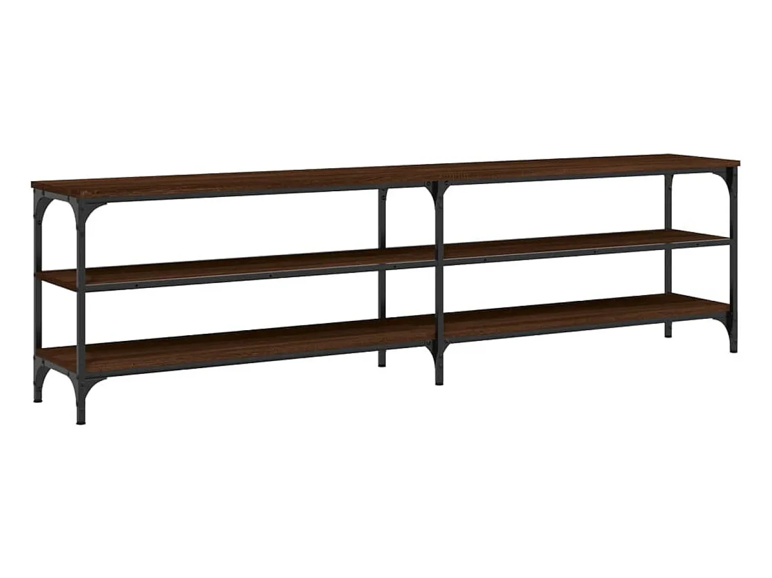 Móvel De Tv* Móvel TV 180x30x50cm derivados madeira/metal carvalho PT694061 Castanho