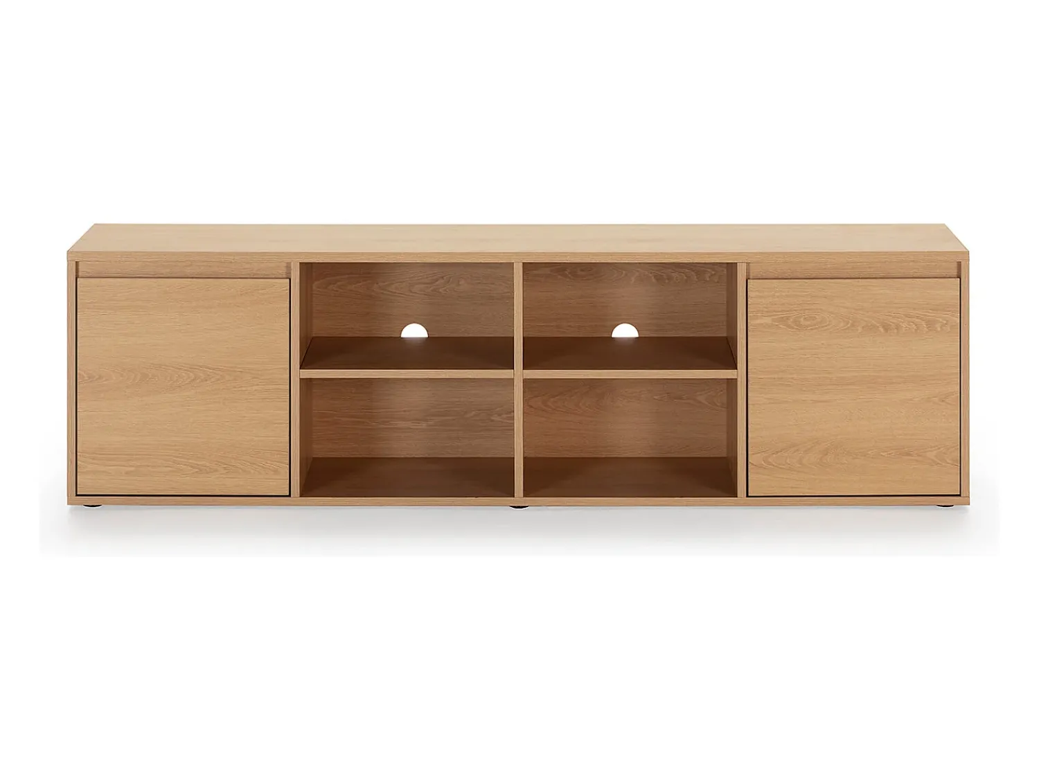 Móvel De Tv|VS Venta-stock Móvel TVTori 2 portas, cor carvalho, 160 cm Castanho