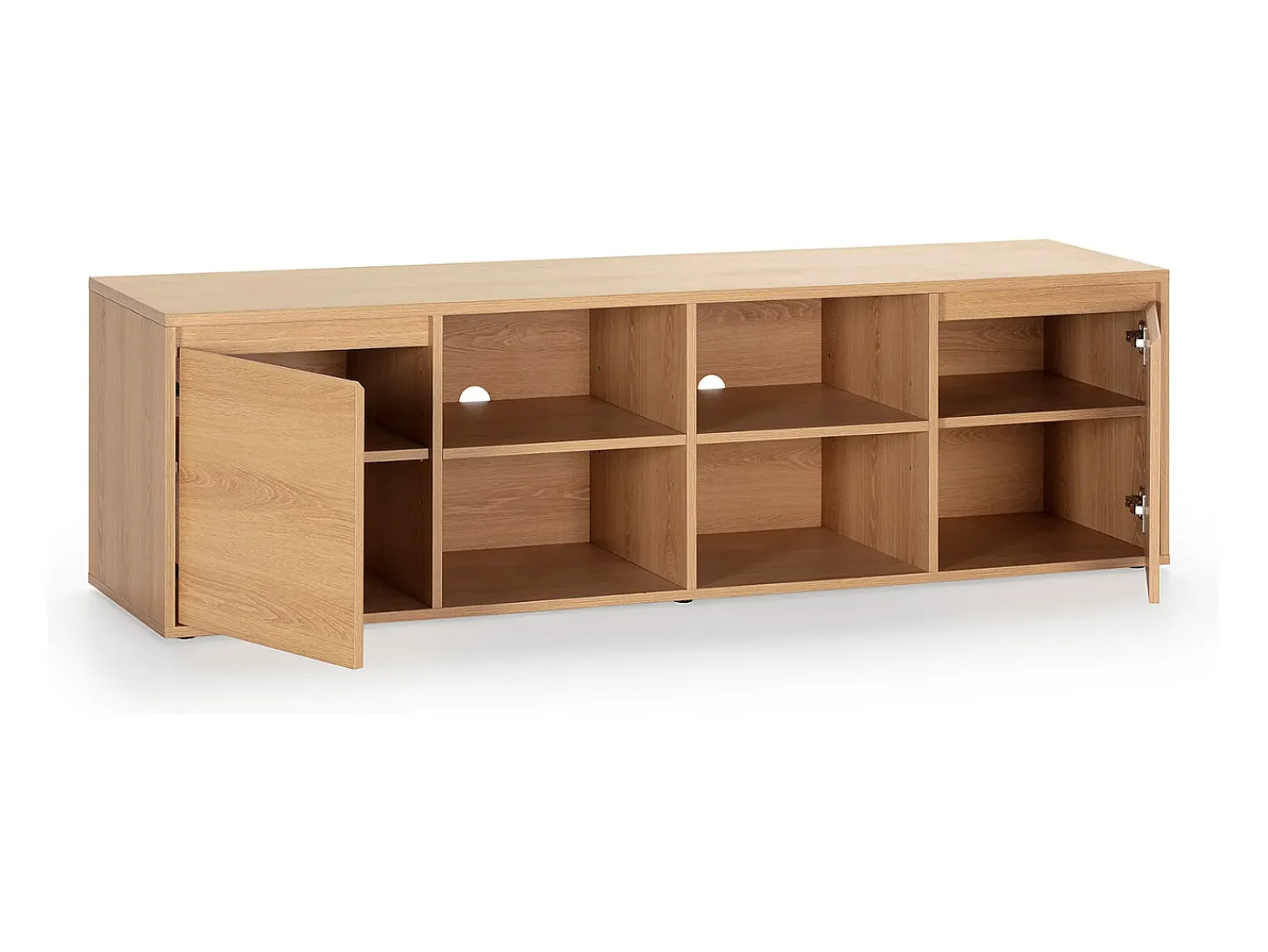 Móvel De Tv|VS Venta-stock Móvel TVTori 2 portas, cor carvalho, 160 cm Castanho